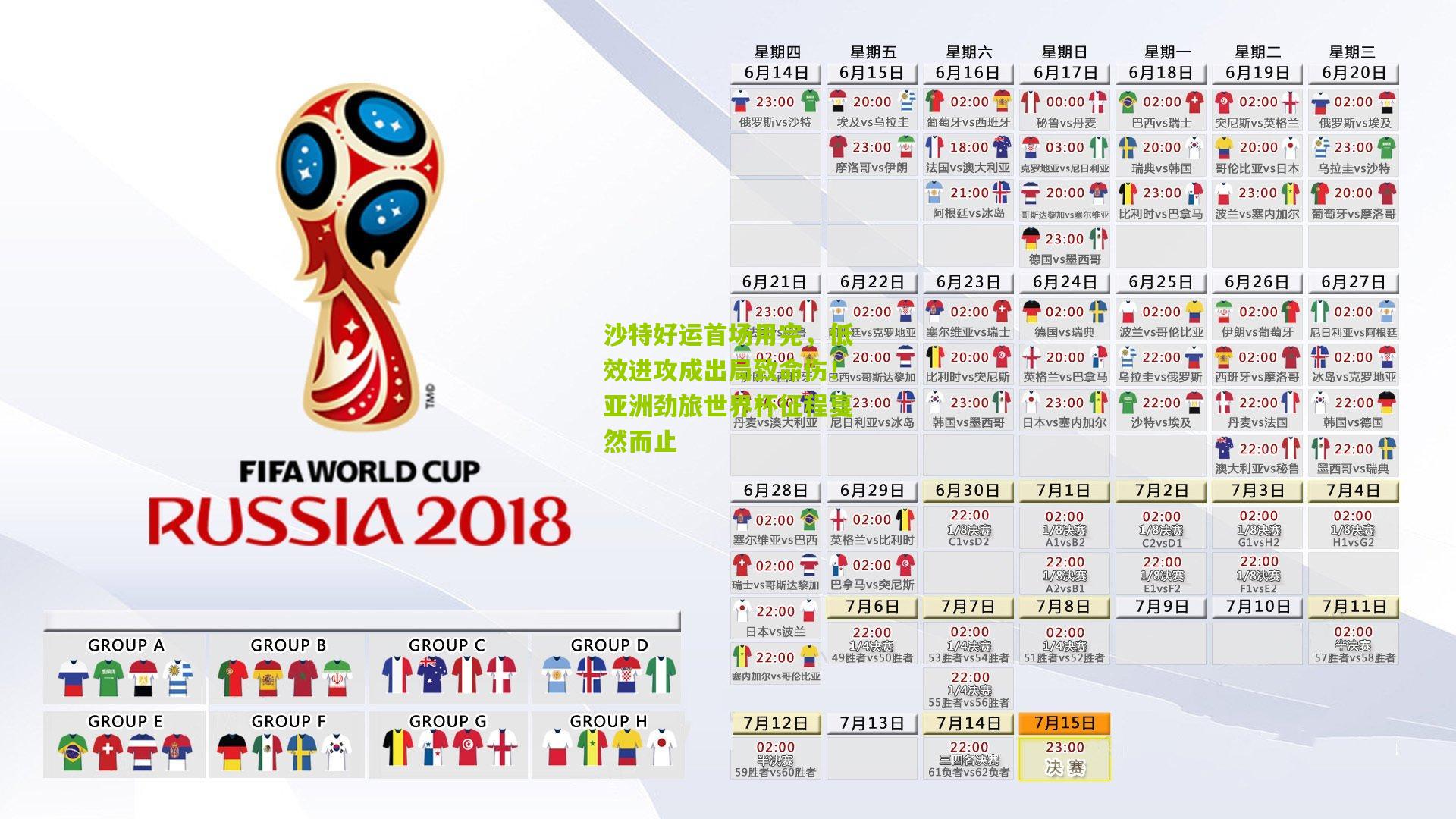 沙特好运首场用完，低效进攻成出局致命伤！亚洲劲旅世界杯征程戛然而止